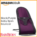 Black Purple BabyBjorn Bouncer